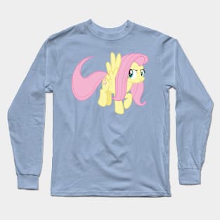 Fluttershy playing buckball Long Sleeve T-Shirt